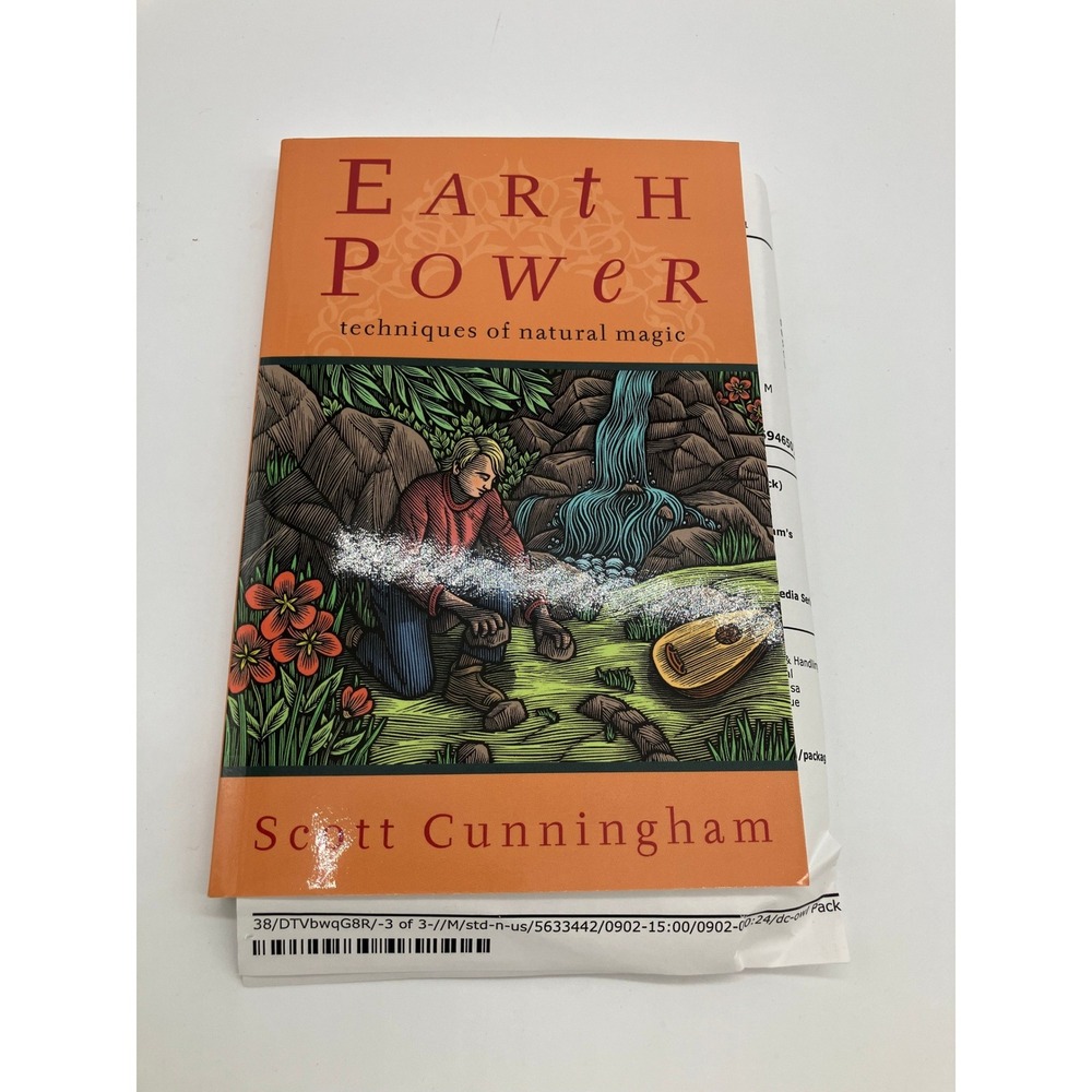 Earth Power Techniques of Natural Magic Scott Cunningham Paperback Book Wicca